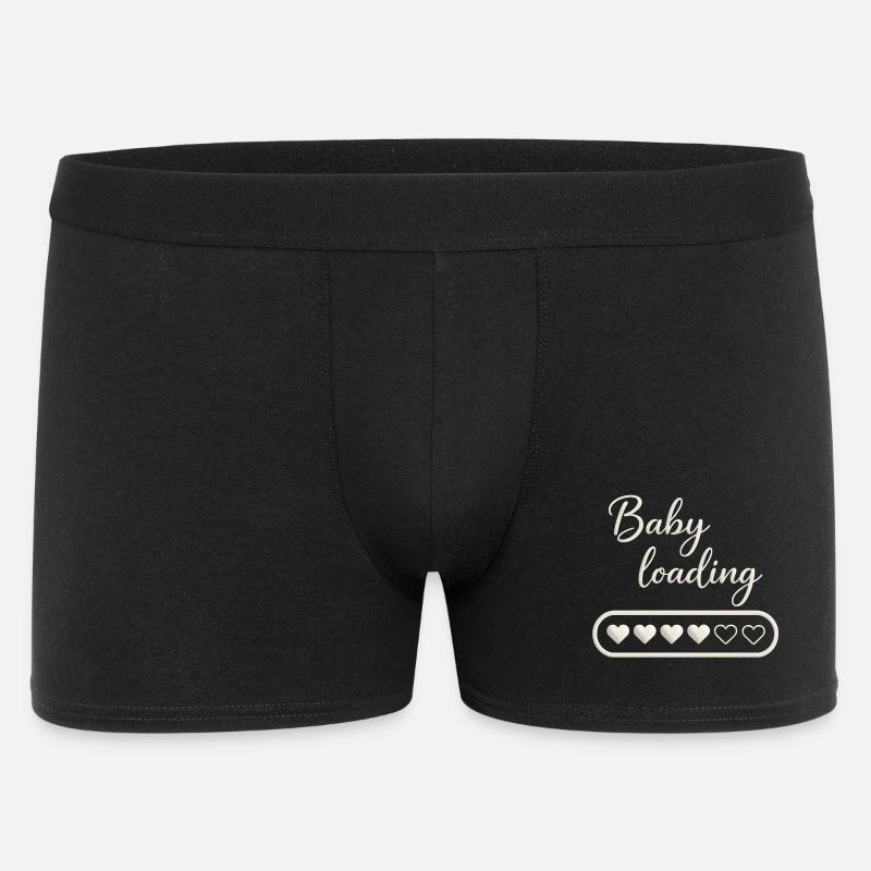 Baby loading - Männer Boxer Shorts - Schwarz