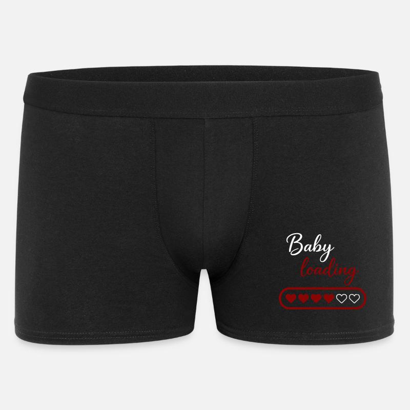 Baby loading - Männer Boxer Shorts - Schwarz