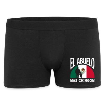 Mexiko Stolz & Heimat Mexikaner Mexico Flagge - Männer Boxer Shorts - Schwarz - Vorne