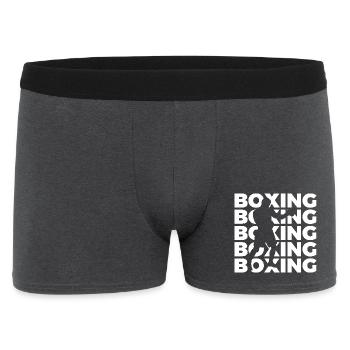 Boxing - Men's Boxer Shorts - charcoal grey - Front