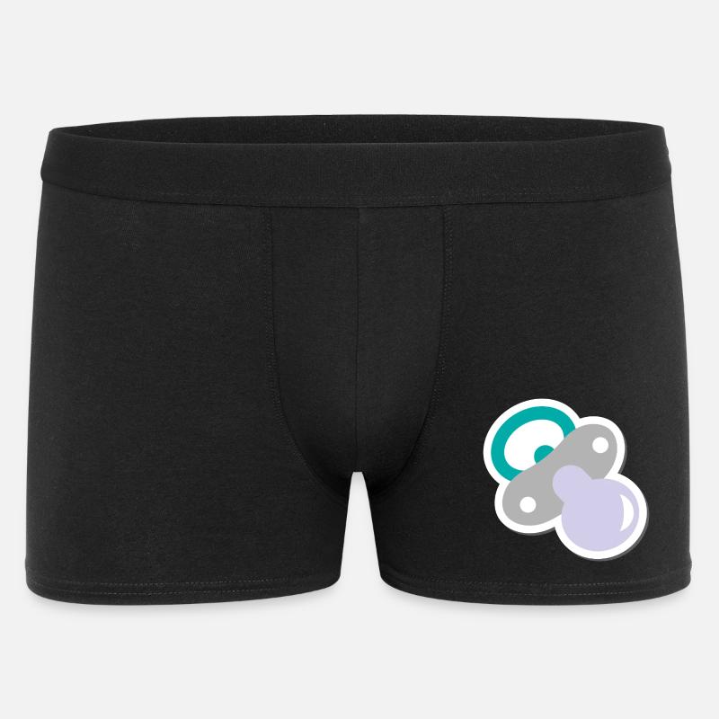 schnuller - Männer Boxer Shorts - Schwarz