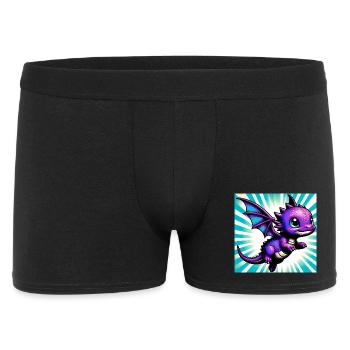 dragon - Men's Boxer Shorts - black - Front