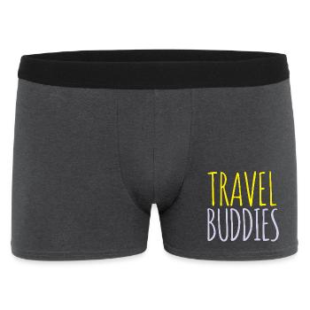 Amis de voyage - Boxer Homme - charbon - Devant