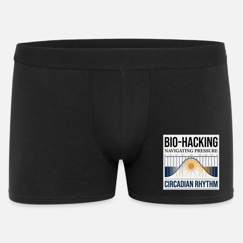 Bio Hacking - Männer Boxer Shorts - Schwarz