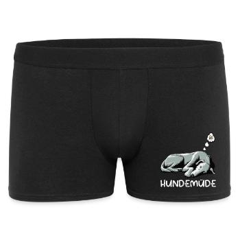 Hundemüde Irischer Wolfshund Wolfshundbesitzer - Männer Boxer Shorts - Schwarz - Vorne