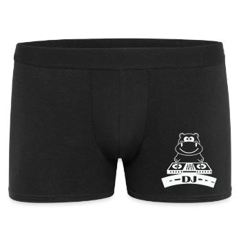 hippo_dj- - Boxer Homme - noir - Devant