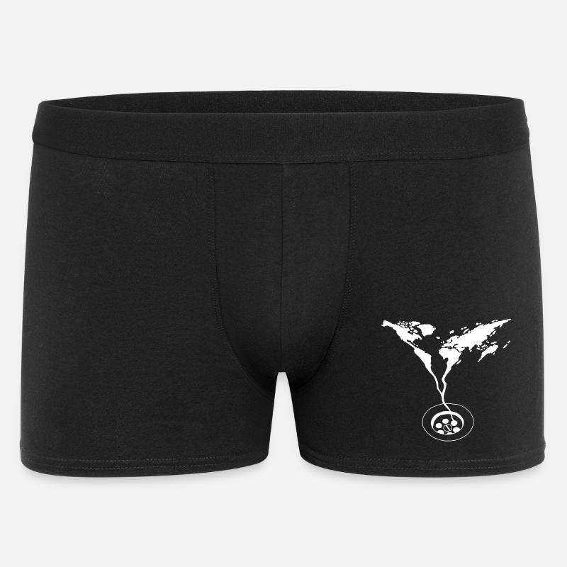 La fin du monde (blanc) - Boxer Homme - noir
