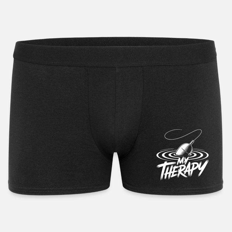 Fishing Therapy - Men's Boxer Shorts - black
