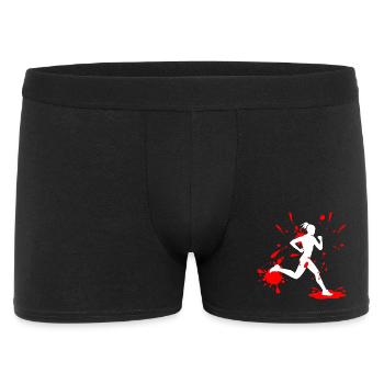 Femme Course de Boue – Patineuse personnalisée - Boxer Homme - noir - Devant