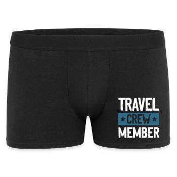 Équipe de voyage - Boxer Homme - noir - Devant