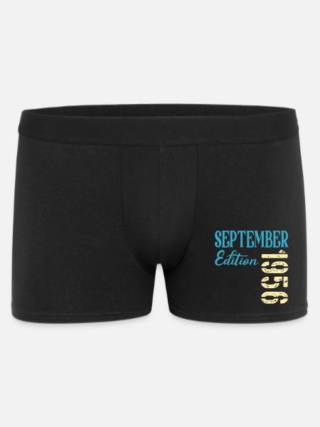 September 1956 - 70th birthday - Men's Boxer Shorts - black