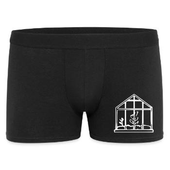 Don du jardinier de jardin en serre - Boxer Homme - noir - Devant