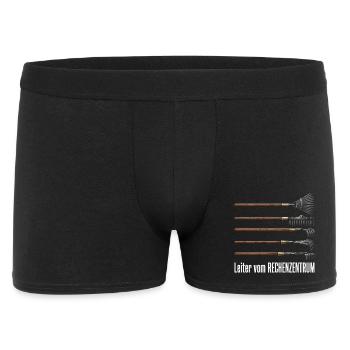 Rechenzentrum Design Gartengeräte Rechen Leiter - Männer Boxer Shorts - Schwarz - Vorne