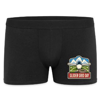 GLIDER GRID DAY - Men's Boxer Shorts - black - Front