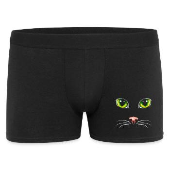 Yeux de chat noir - Boxer Homme - noir - Devant