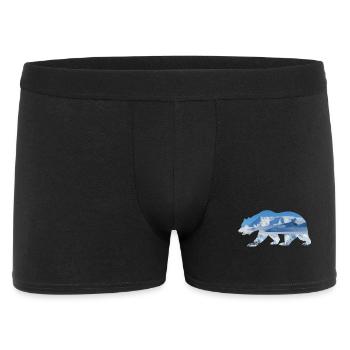 Eisbär - Männer Boxer Shorts - Schwarz - Vorne