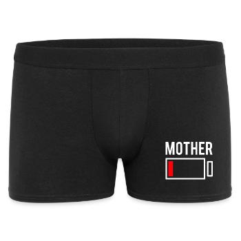 Mutter Mama Muttertag Mami Partnerlook Verlobung - Männer Boxer Shorts - Schwarz - Vorne