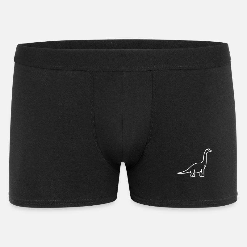 Dinosaurier - Männer Boxer Shorts - Schwarz