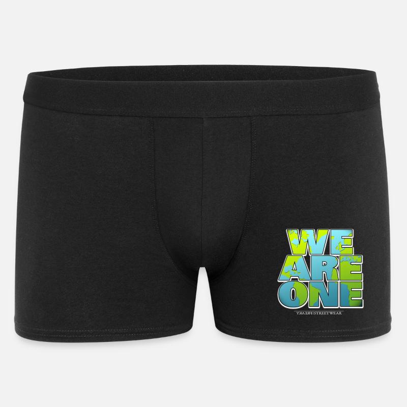 We are One - Männer Boxer Shorts - Schwarz