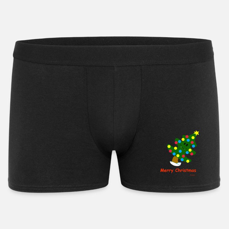 Weihnachtsbaum / Christmas Tree - Männer Boxer Shorts - Schwarz