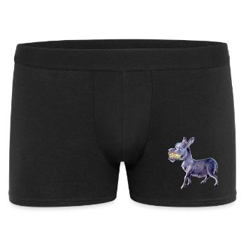 Donkey Morgenstund - Men's Boxer Shorts - black - Front