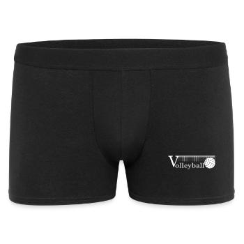 Volleyball - the thing with the net. And about it. - Men's Boxer Shorts - black - Front