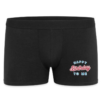 Joyeux anniversaire - Boxer Homme - noir - Devant