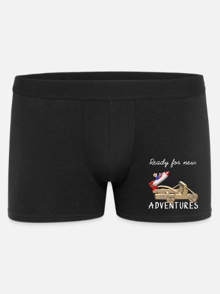 Aventure - Aventure - Boxer Homme - noir