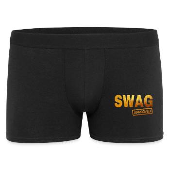 Bold Retro Typography Design - Men's Boxer Shorts - black - Front