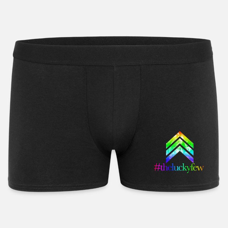 Regenbogenpfeile TheLuckyFew - Männer Boxer Shorts - Schwarz