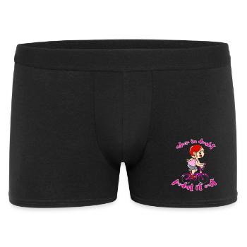 Fahrrad Sport - Männer Boxer Shorts - Schwarz - Vorne