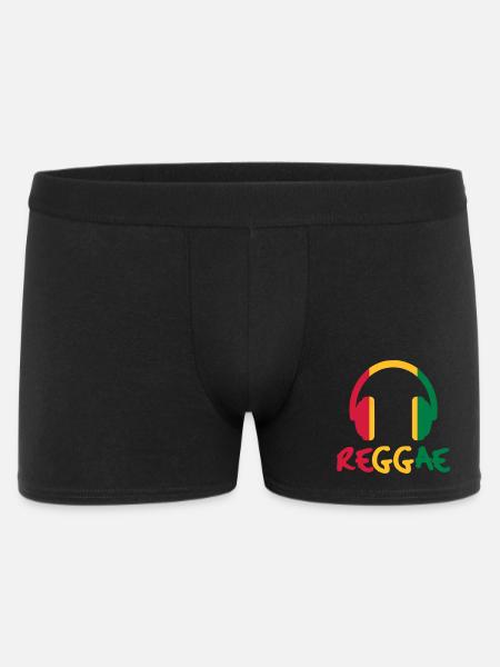 Reggae - Männer Boxer Shorts - Schwarz
