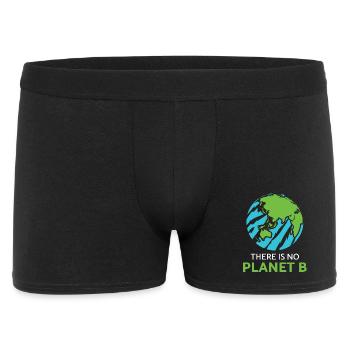 Climate protection environment planet earth climate climate policy - Men's Boxer Shorts - black - Front