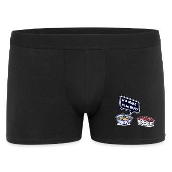 Sushi Miso Suppe Lieblingsessen Essen Mahlzeit - Männer Boxer Shorts - Schwarz - Vorne