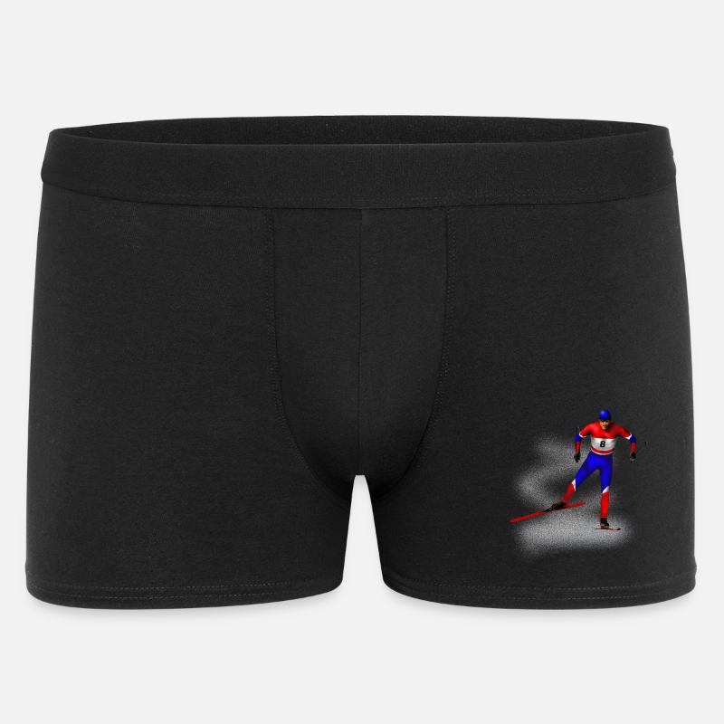 Skilanglauf - Männer Boxer Shorts - Schwarz