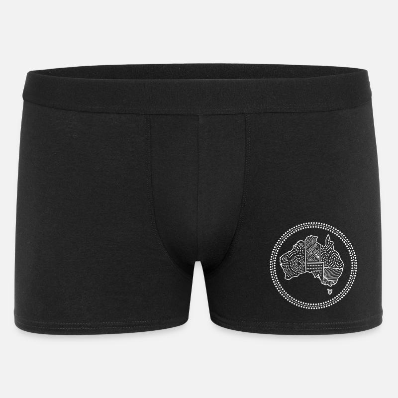australia - Männer Boxer Shorts - Schwarz