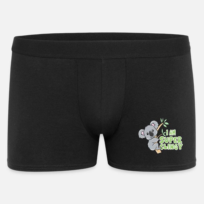 Koala - Männer Boxer Shorts - Schwarz