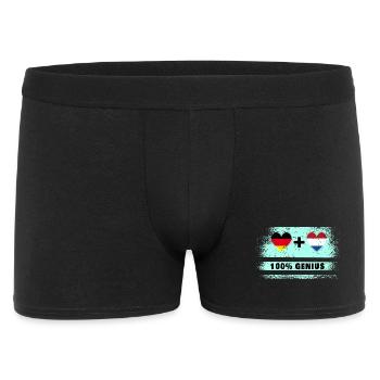 Allemagne et Pays-Bas 100 % génial / cadeau - Boxer Homme - noir - Devant