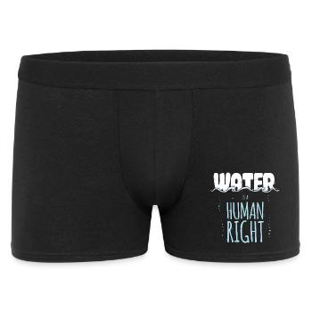 Water is a Human Right - Men's Boxer Shorts - black - Front