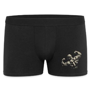 Bodybuilding - Men's Boxer Shorts - black - Front