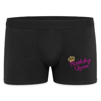 Birthday Queen Partnerlook Statement Cool - Men's Boxer Shorts - black - Front