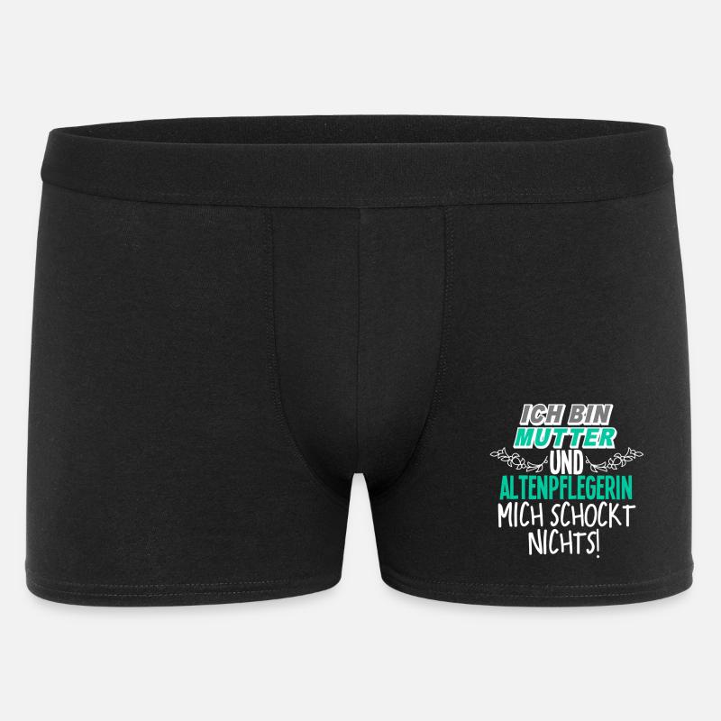 Mutter Altenpflegerin - Männer Boxer Shorts - Schwarz