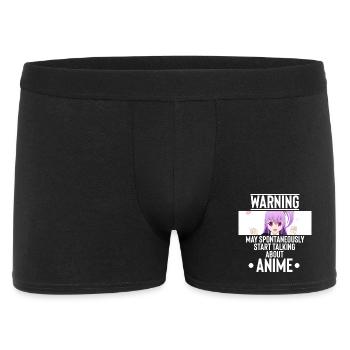 Anime - Boxer Homme - noir - Devant