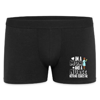 Infirmière Nurse maman maman maman mère - Boxer Homme - noir - Devant