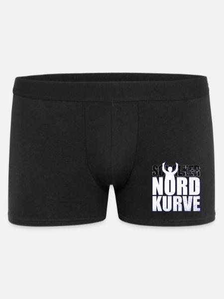 Schalke Nordkurve bogstaver gaveidee - Boxer Shorts til mænd - sort