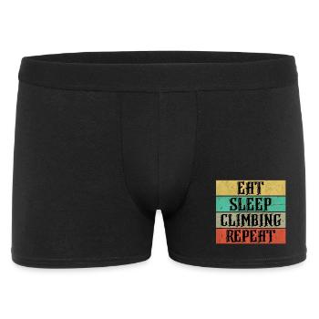 Climbing Klettern - Männer Boxer Shorts - Schwarz - Vorne