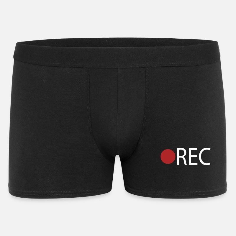 REC Recording - Männer Boxer Shorts - Schwarz