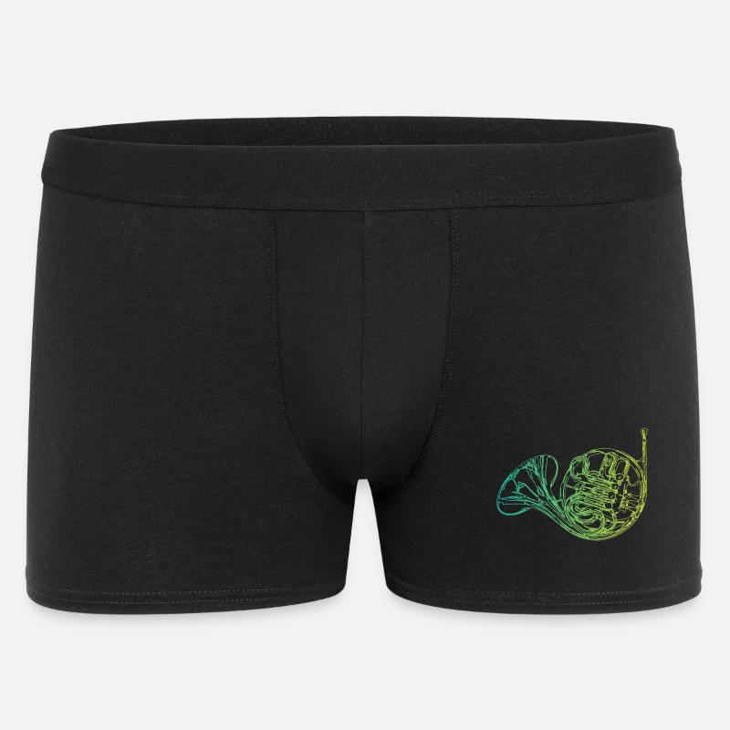 Horn instrument - Men's Boxer Shorts - black