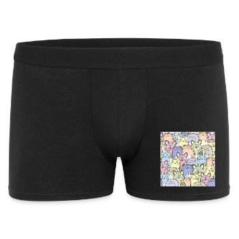 Cat Pattern Cat Wallpaper Cat Pattern - Men's Boxer Shorts - black - Front