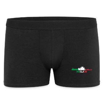 Milan City Skyline Italie Landmark, Milano Italia - Boxer Homme - noir - Devant